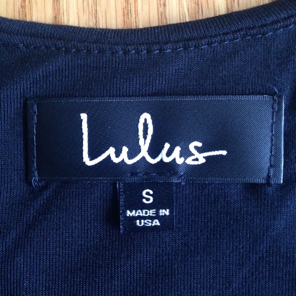 Lulu's Black Crop Top - Picture 7 of 8